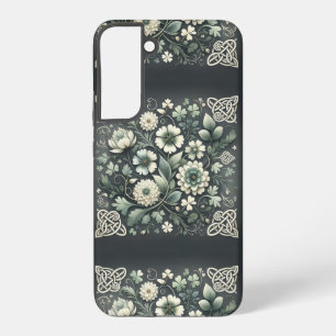 Coque Samsung Galaxy Jardin de trèfle à nœuds en chuchotement