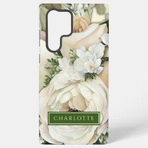 Coque Samsung Galaxy Jardin Floral Rose florissant