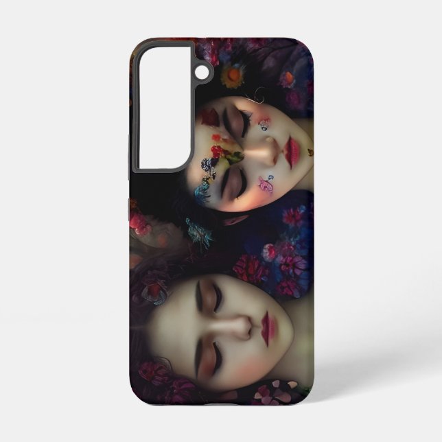 Coque Samsung Galaxy Jardin mystique : Rêves floraux (Verso)