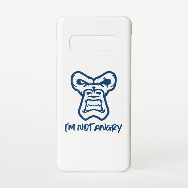 Coque Samsung Galaxy Je ne suis pas en colère, le singe (Dos)