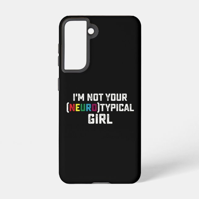 Coque Samsung Galaxy Je ne suis pas votre Sensibilisation sur l'autisme (Verso)