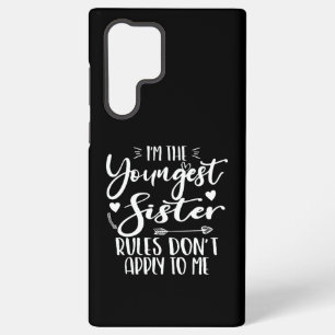 Coque Samsung Galaxy Je suis la plus jeune soeur Sarcasm Lover mignonne