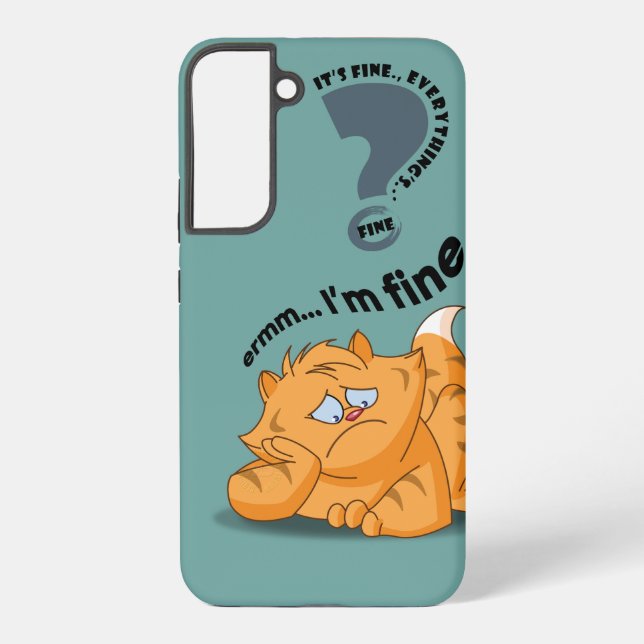 Coque Samsung Galaxy Je vais bien Tout va bien | (Verso)
