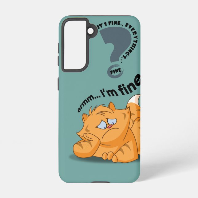 Coque Samsung Galaxy Je vais bien Tout va bien | (Verso)