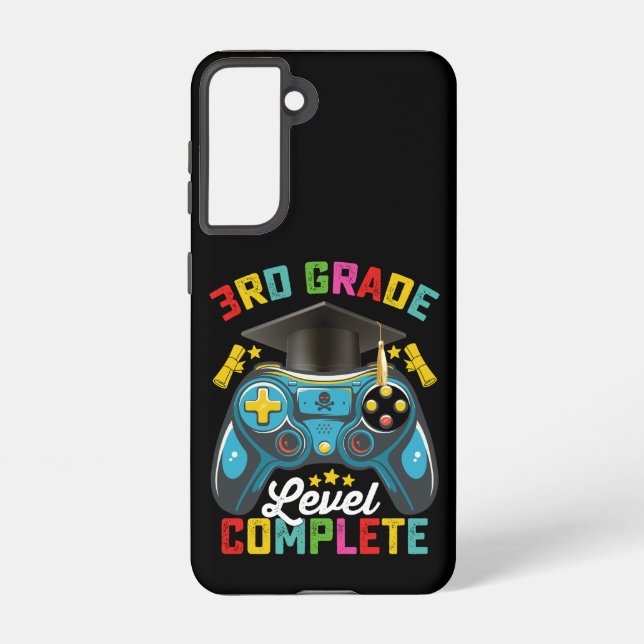 Coque Samsung Galaxy Jeu de 3e année de niveau complet Gamer (Verso)