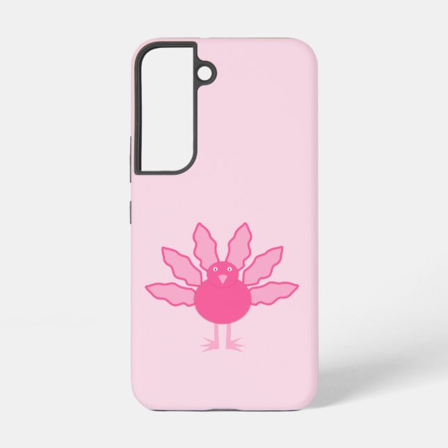 Coque Samsung Galaxy Joli bébé rose fille Thanksgiving Turquie (Verso)