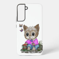 Joli Chat Chaton et Papillon