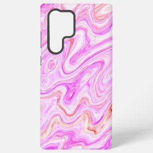 Coque Samsung Galaxy Jolie couleur rose Abstraite texture de marbre