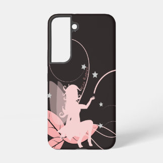 Coque Samsung Galaxy Jolie fée rose et étoiles