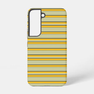 Coque Samsung Galaxy Jolies rayures jaunes modernes