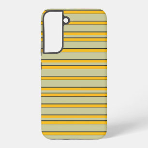 Coque Samsung Galaxy Jolies rayures jaunes modernes