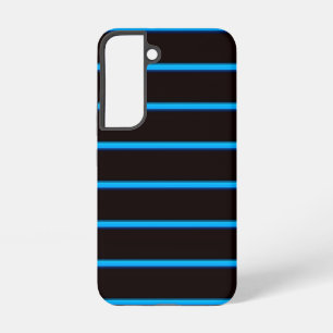 Coque Samsung Galaxy Jolies rayures noir ciel bleu