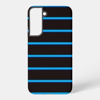 Coque Samsung Galaxy Jolies rayures noir ciel bleu