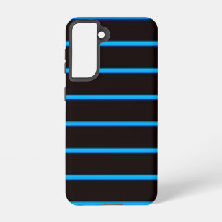 Coque Samsung Galaxy Jolies rayures noir ciel bleu