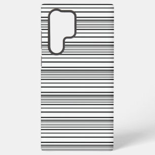 Coque Samsung Galaxy Jolies rayures noires et blanches