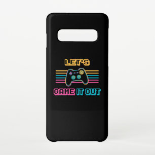 Coque Samsung Galaxy S10 Jouons-le dehors - style rétro