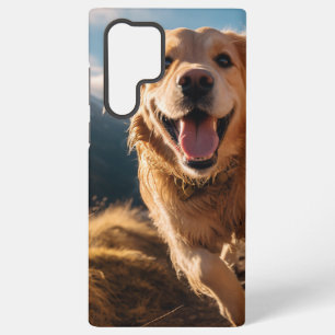 Coque Samsung Galaxy Joyeux Golden Retriever en cours