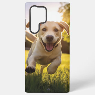 Coque Samsung Galaxy Joyeux Labrador Puppy Running