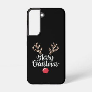 Coque Samsung Galaxy Joyeux Noël Reindeer Noël Famille Cadeau