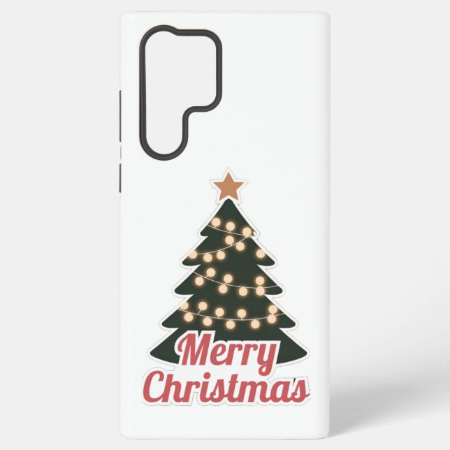 Coque Samsung Galaxy Joyeux Noël Samsung Galaxy S22 Ultra Coque (Verso)