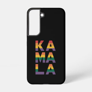 Coque Samsung Galaxy Kamala Harris 2024 Drapeau Arc-en-ciel Fierté Gay 