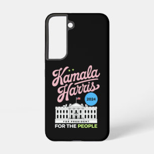 Coque Samsung Galaxy Kamala Harris 2024 Vote Démocrate Social Blue