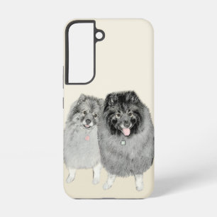 Coque Samsung Galaxy Keeshond Graphics Keeshond Maman et son