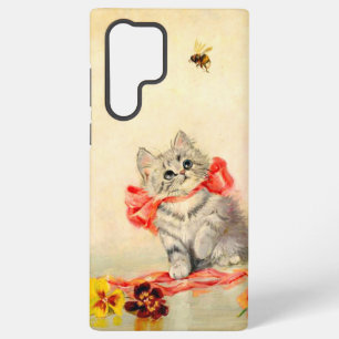 Coque Samsung Galaxy Kitten avec ruban rouge