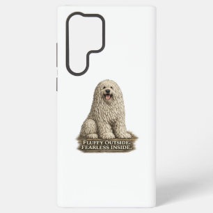 Coque Samsung Galaxy Komondor – Fourrure extérieure intrépide à l'intér