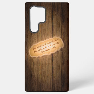 Coque Samsung Galaxy La compassion et l'empathie sont les marques de l'