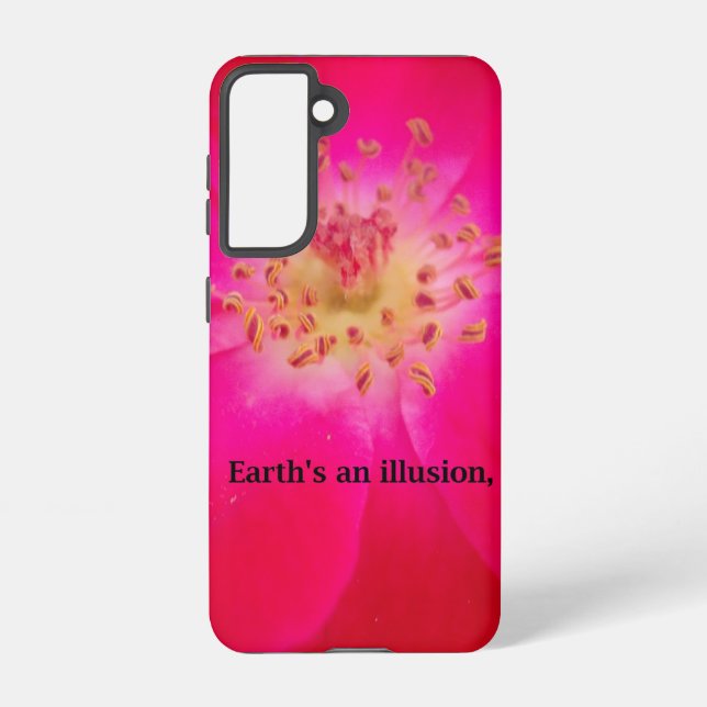 Coque Samsung Galaxy La Terre est une illusion (Verso)