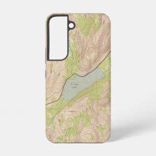 Coque Samsung Galaxy Lac Tenaya, Yosemite Carte topographique