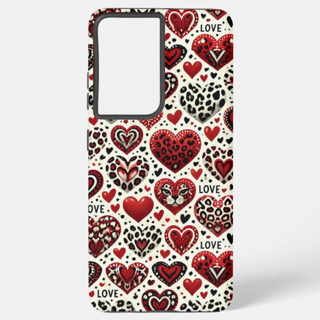 Coque Samsung Galaxy L'Amour Est Dans L'Air (Verso)