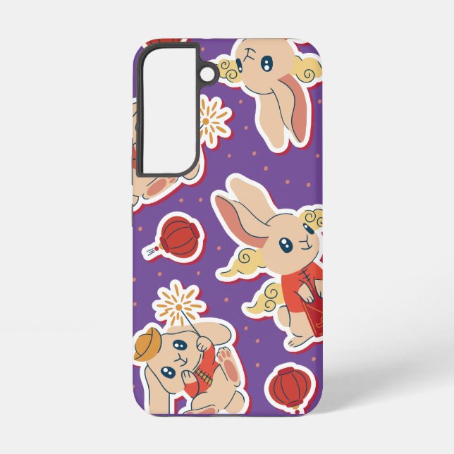 Coque Samsung Galaxy Lapin chinois - Zodiac Cute Bunny (Verso)