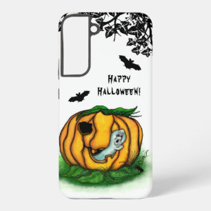Coque Samsung Galaxy Le Fantôme d'Halloween, Chauve-souris, Fantôme et