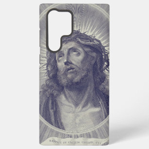 Coque Samsung Galaxy Le Saint Visage de Jésus avec Couronne d'Épines Ar