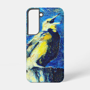 Coque Samsung Galaxy Le style VanGogh aux oiseaux solitaires