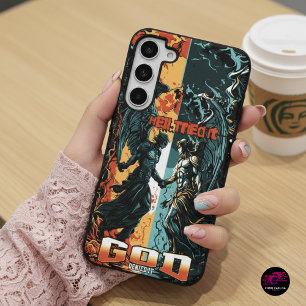 Coque Samsung Galaxy L'enfer l'a essayé, Dieu l'a nié Foi chrétienne