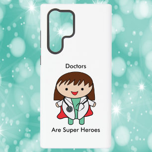 Coque Samsung Galaxy Les Médecins Sont Super Héros Femme Drôle