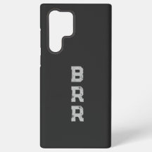 Lettres grises du logo BRR
