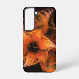 Coque Samsung Galaxy Lightworks Art Abstrait Fractal d'Énergie Ardente