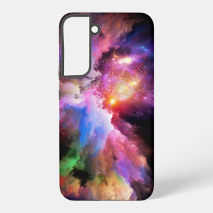 Coque Samsung Galaxy L'oeuvre Cloud de SlipperyJoe abstraite surre vibr
