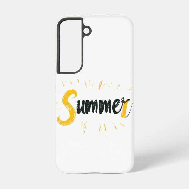 Coque Samsung Galaxy Logo d'été - Conception de texte d'été (Verso)