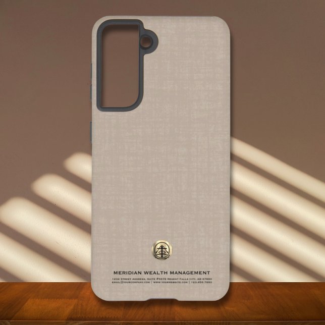 Coque Samsung Galaxy Logo Élégant Entreprise Entreprise Entreprise (Créateur téléchargé)
