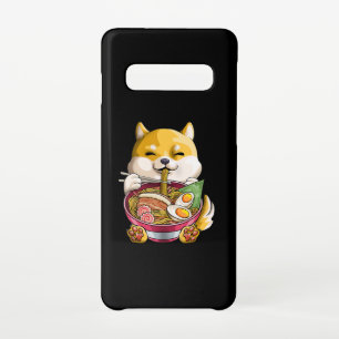 Coque Samsung Galaxy S10 Lovely shiba Dog   Ramen   Venin