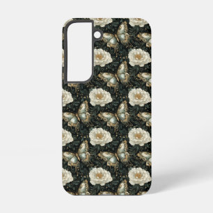 Coque Samsung Galaxy Luxueux Floral & Butterfly Motif sans couture