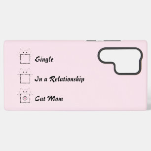 Coque Samsung Galaxy Maman Chat Chat Mignon Rose
