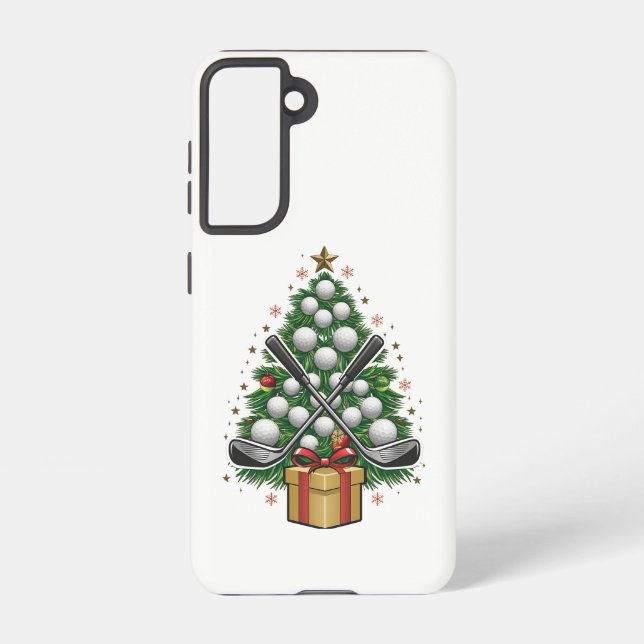 Coque Samsung Galaxy Matériel de golf Christmas Tree Golf (Verso)