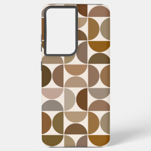 Coque Samsung Galaxy MCM Semi-cycles Browns+Cream Big Motif