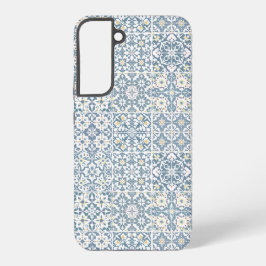 Coque Samsung Galaxy Mediterranean Tiles, Moroccan, Majolica, Azulejo